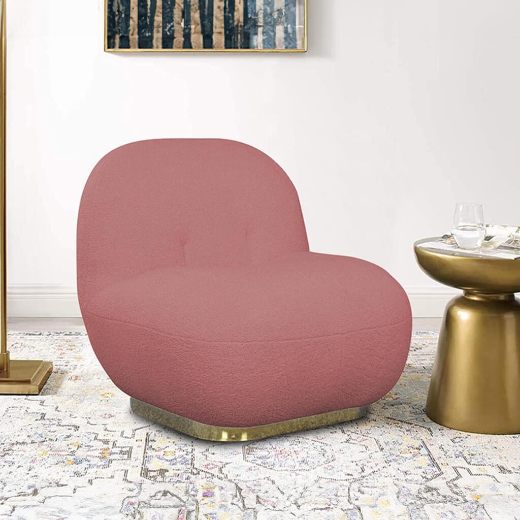 μοντέρνα πολυθρόνα σαλονιού Irelia / Pink