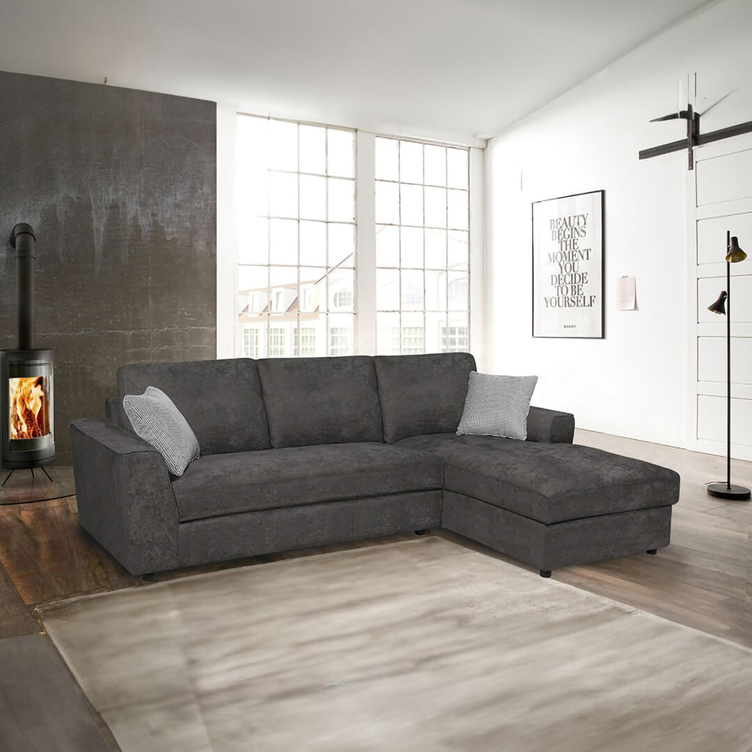 Μικρός Γωνιακός Καναπές Σοφία | Lux Furniture / Grey