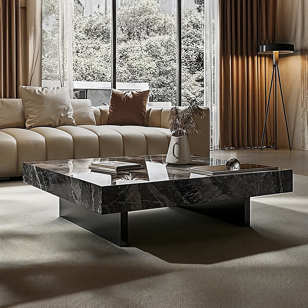 μοντέρνο τραπεζάκι σαλονιού Anthracite- Lux furniture