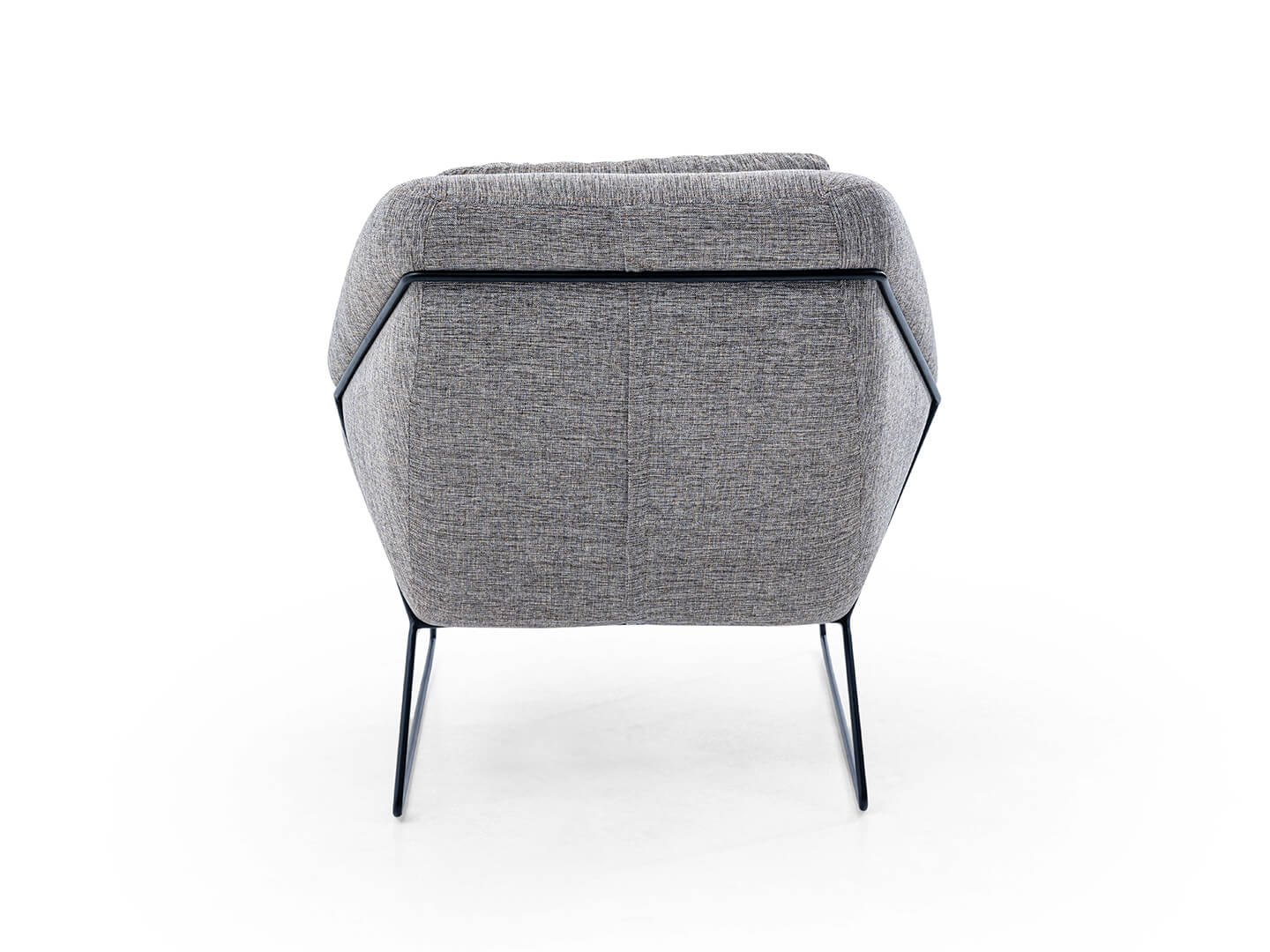 oliver armchair with pouf