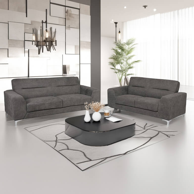 Μοντέρνο Σετ Σαλονιού Αθηνά | Lux Furniture / Grey