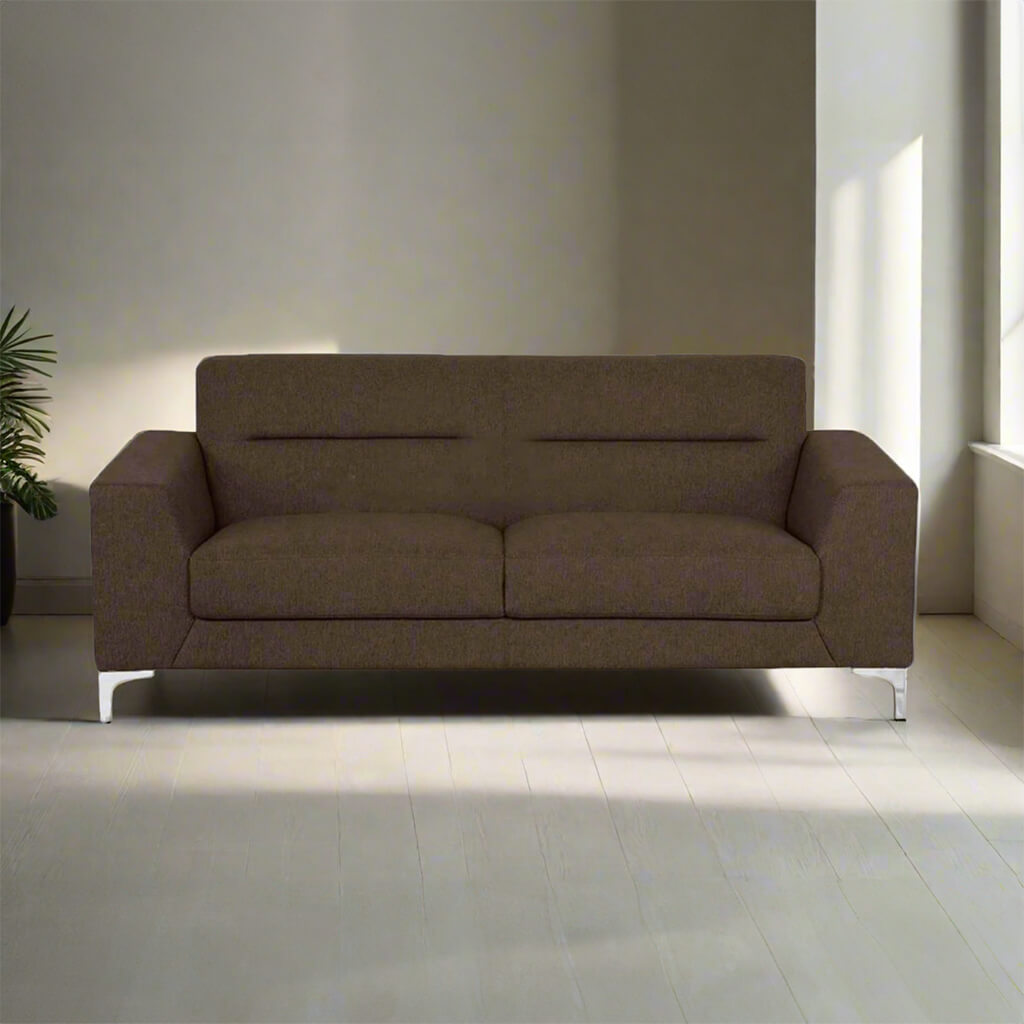 Μοντέρνος Διθέσιος Καναπές Αθηνά | Lux Furniture/ Brown