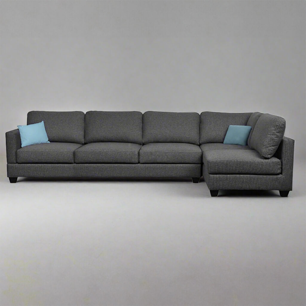 μοντέρνος διαμορφώσιμος γωνιακός καναπές Ατλάντα Extra / Grey