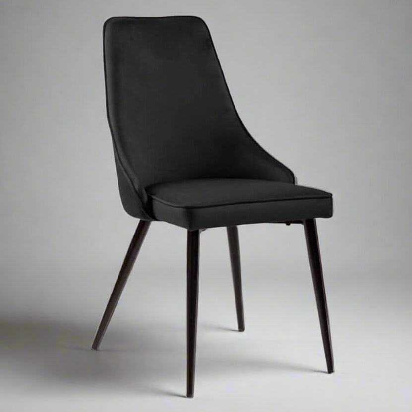 capri dining chair / black