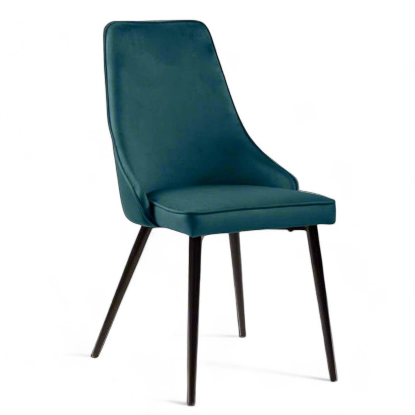 Μοντέρνα καρέκλα κουζίνας Capri | Lux Furniture/ turquoise