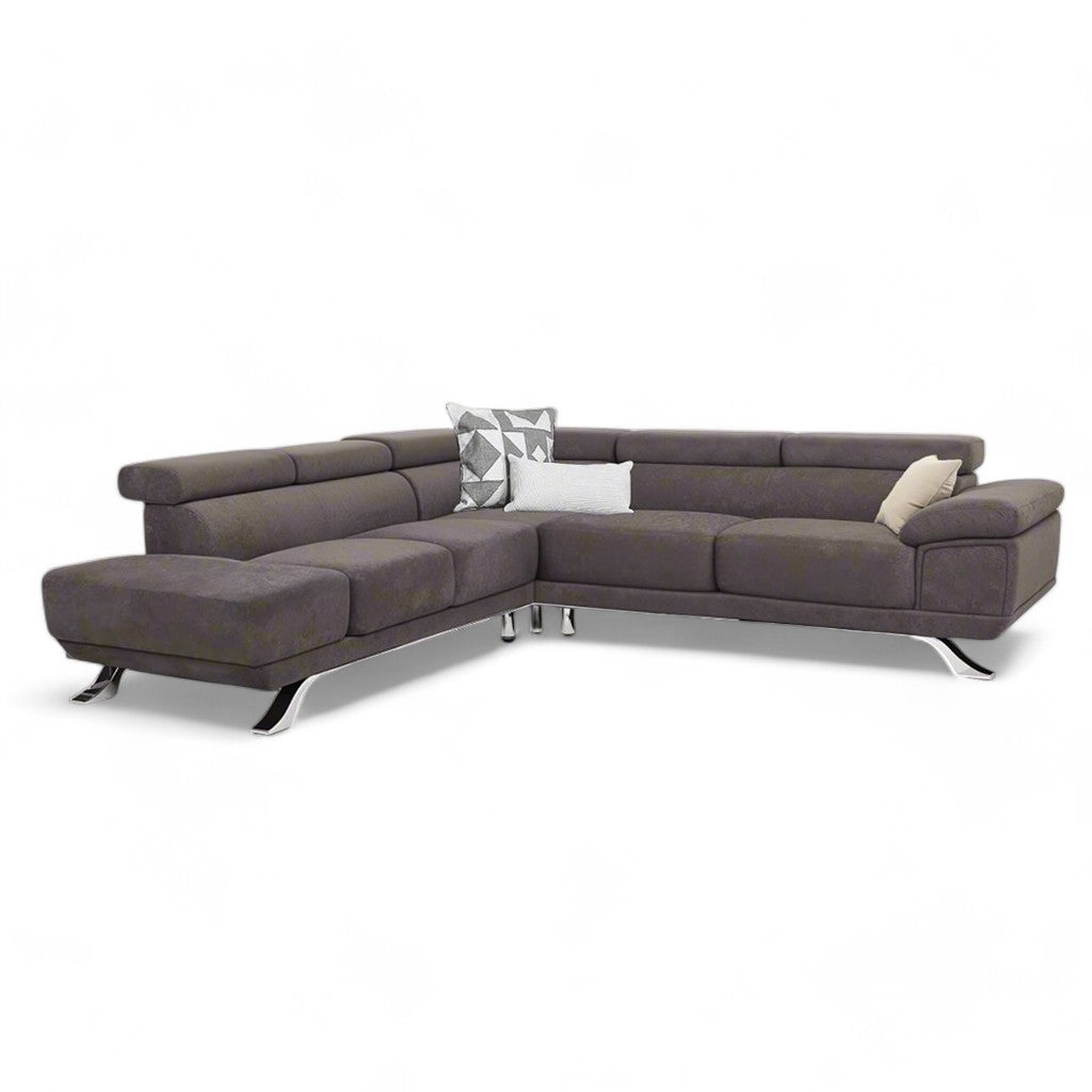 danae extra Γωνιακός - Lux Furniture / Grey