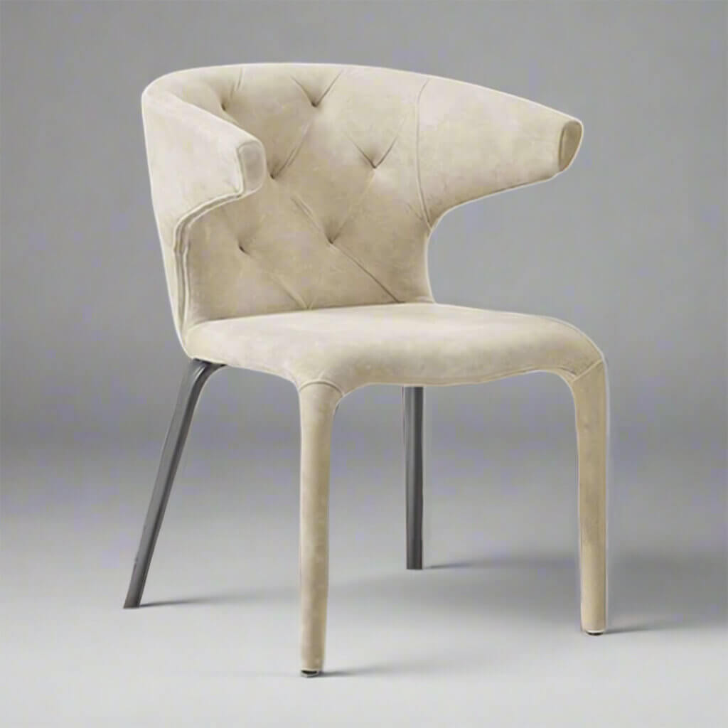 modern dining chair - Lux Furniture / Ivory