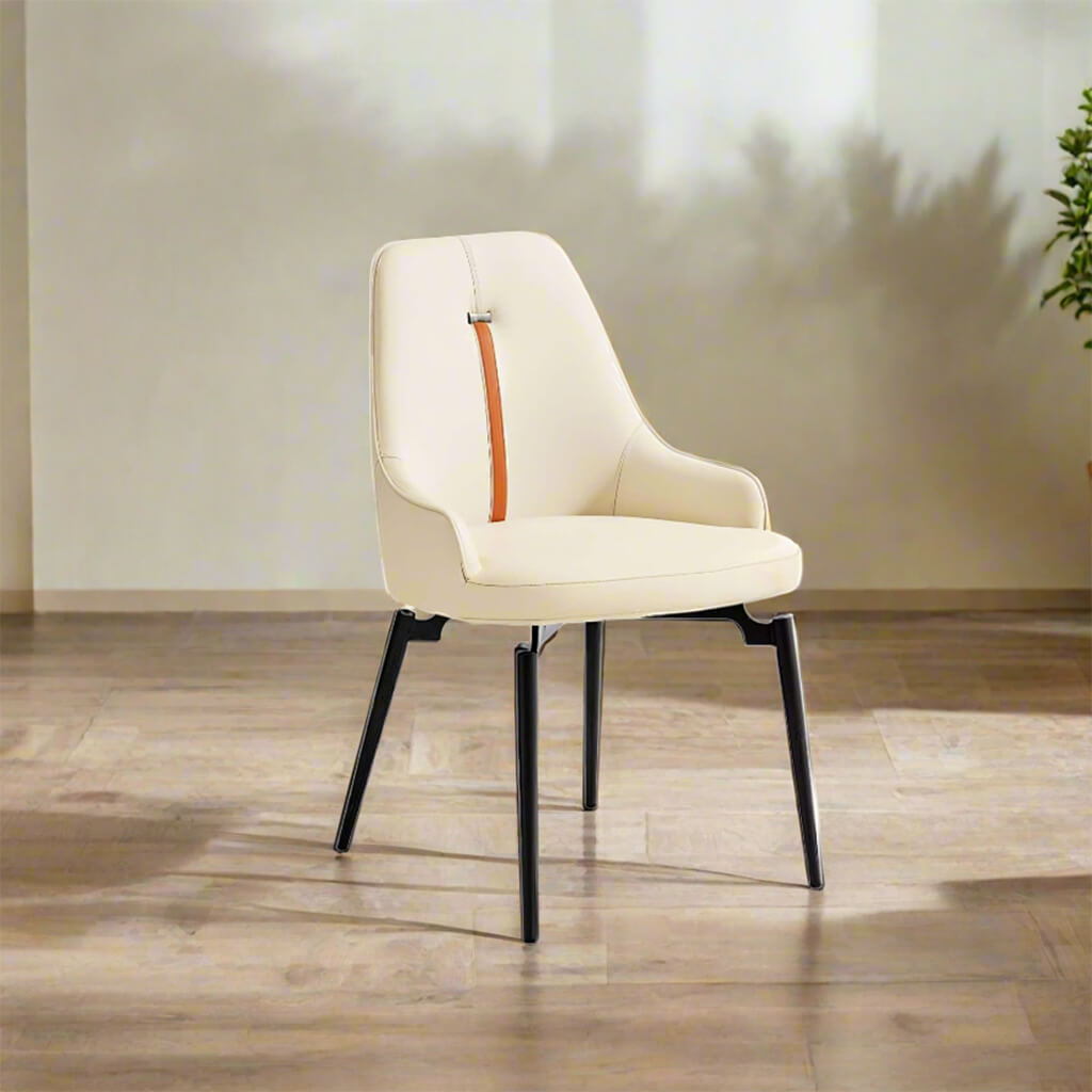 modern ivory dining chair Καρέκλα κουζίνας - Lux Furniture