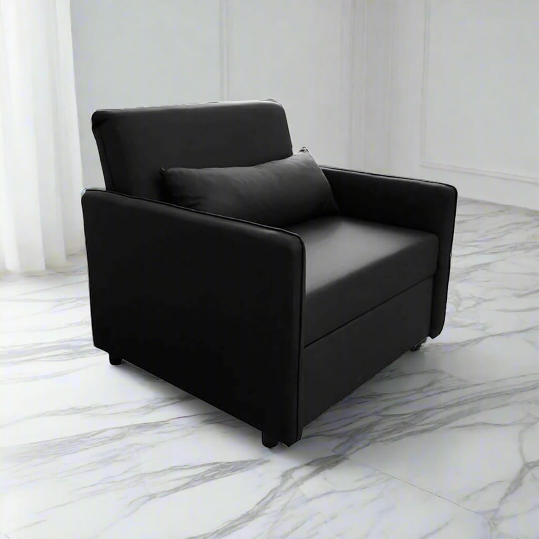 Μοντέρνα Πολυθρόνα Κρεβάτι EDEN | Lux Furniture / Black