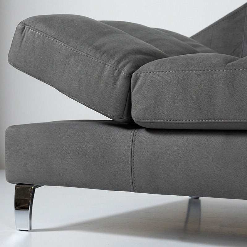 estella sofa details - Lux Furniture / Grey