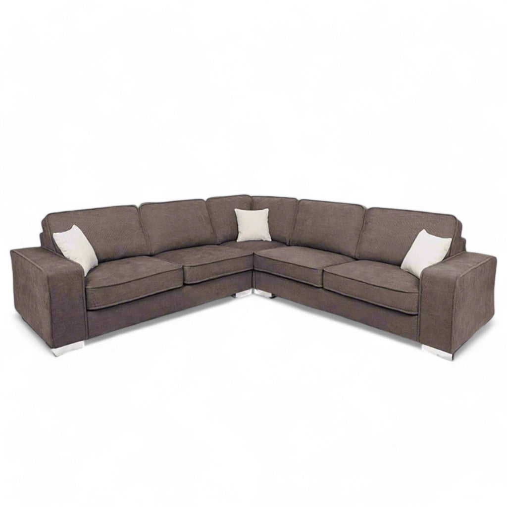 large corner sofa Fandy / Brown