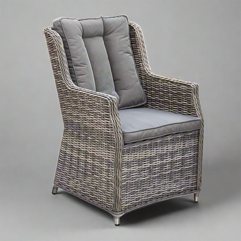 outdoor wicker dining armchair - Lux Furniture