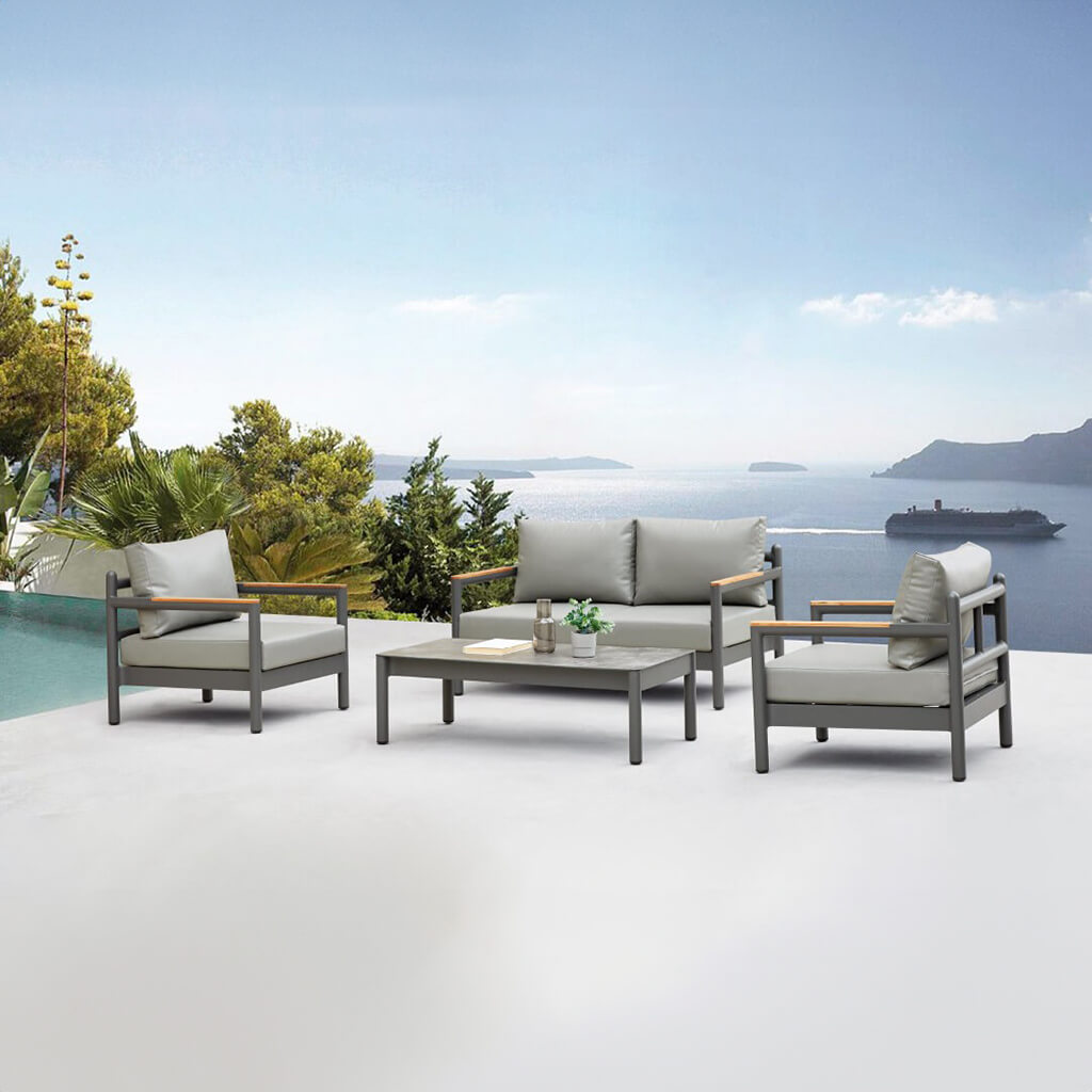 armani outdoor seating set σετ σαλόνι κήπου- Lux Furniture