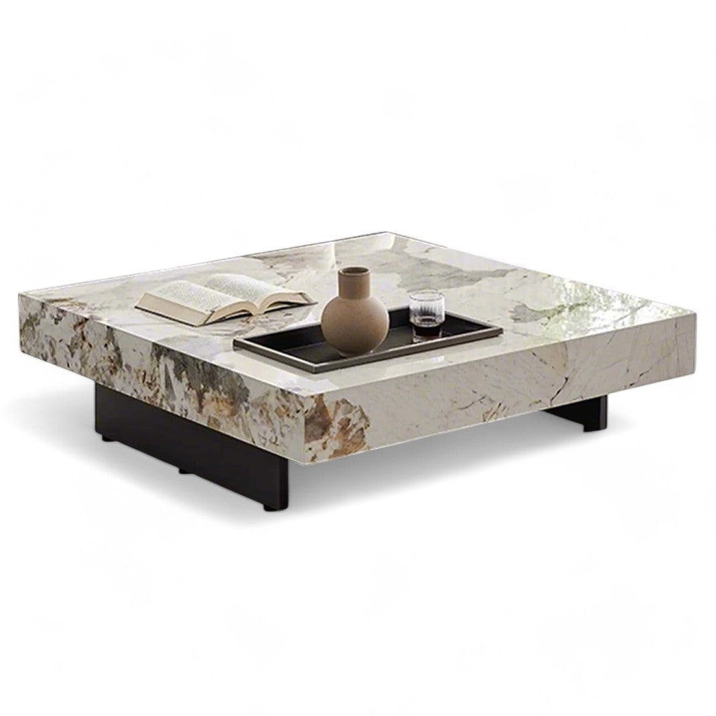 marble white coffee table - Lux furniture