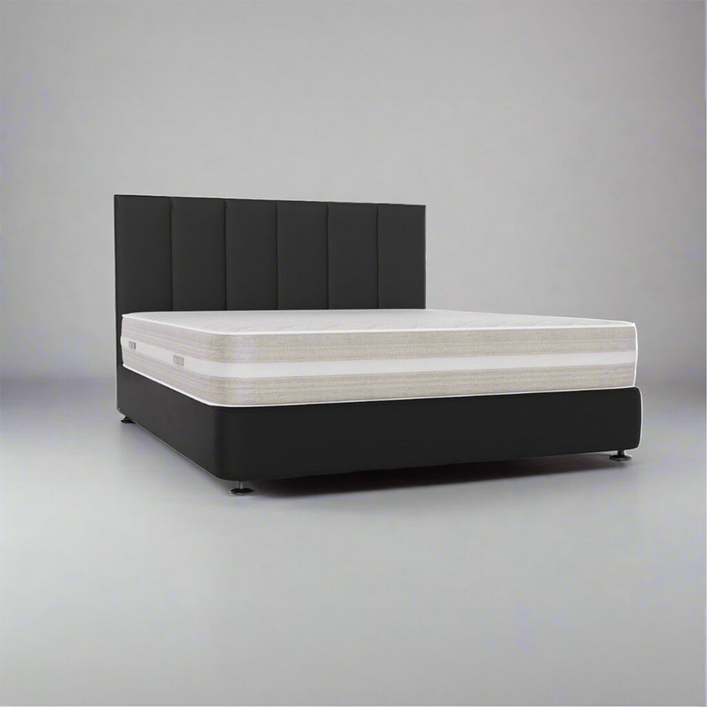 μοντέρνο επενδυμένο κρεβάτι Towers - Lux Furniture