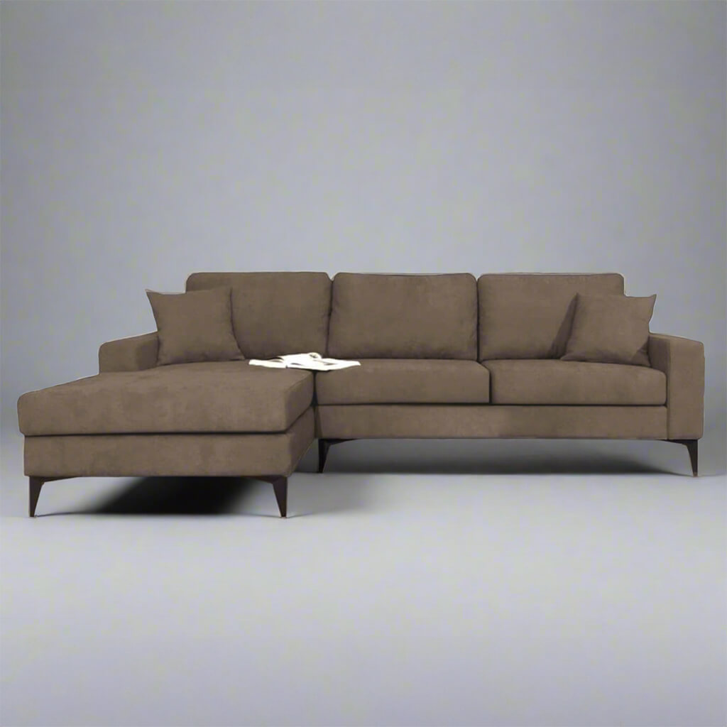 star corner sofa water and stain resistant fabric / Brown