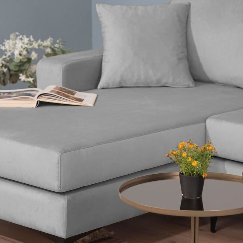 star corner sofa water and stain resistant fabric  / Light grey